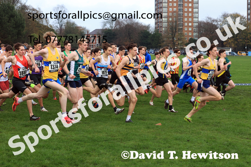 Mens Under-17s and Under-20s 2025 Liverpool Cross Challenge, Sefton Park, Saturday, November 22th. Photo: David T. Hewitson/Sports for All Pics